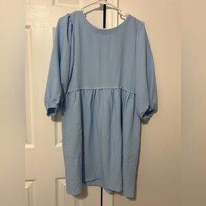 light blue dress / cover up